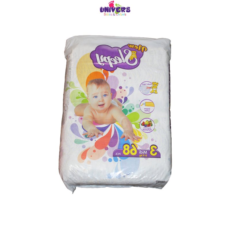 COUCHES SLEEPY N°3 - 68 PCS