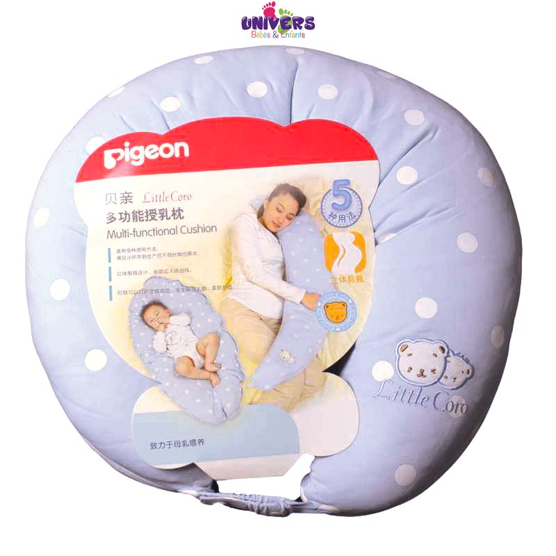 Coussin d'allaitement Pigeon - BLEU